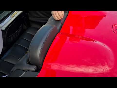 Mercedes CLK manually put roof up
