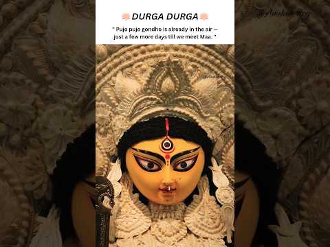 41 Days Left | Countdown to Durga Puja 2025 | Pujo Asche Vibes ✨🌸