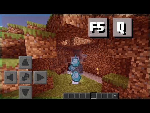 F5 Button and Q Button In MCPE (1.16+) - Minecraft Pocket Edition