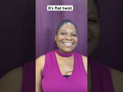 Flat twist #viral #youtubeshorts #shorts #trending #naturalhair #womenempowerment