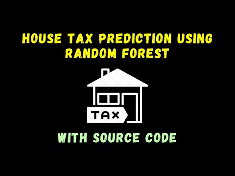 House Tax Prediction using Random Forest – Boston Housing Data – Easy ML Project - with source code