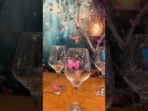 DIY Butterfly Wine Markers & Decor