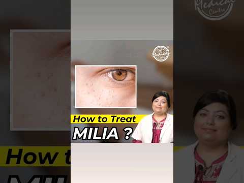 How to get rid of Milia | How to treat MILIA?  #milia #undereye #shorts #drniveditadadu