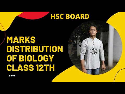 CLASS 12TH || MARKS DISTRIBUTION OF BIOLOGY || MAHARASHTRA BOARD NEW SYLLABUS || HSC BOARD.