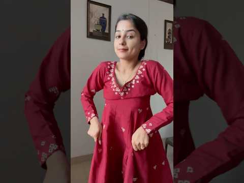 1st Navratri look with mmy outfit🫶| Anju Mor | #ytshorts #minivlog #grwm #shorts