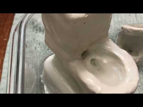 Tyler’s miniature bathroom furnitures