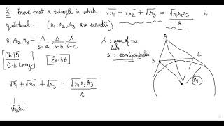 Exradii & Inradius Identities