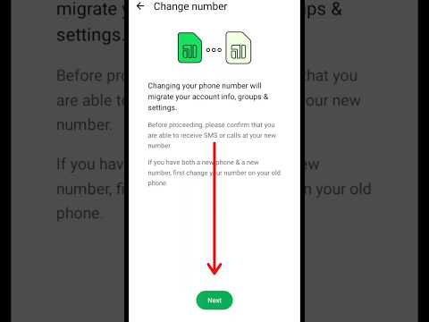 WhatsApp number change kaise kare || How to change whatsapp number #whatsapp #number #change