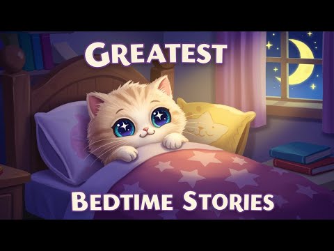 Sleep Meditation for Kids 😴 GREATEST Bedtime Stories Collection ~ 4 in 1 Calming Stories for Sleep