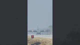 PM Modi lands at the Emergency Landing Facility (ELF) on Moran Bypass in Dibrugarh, Assam