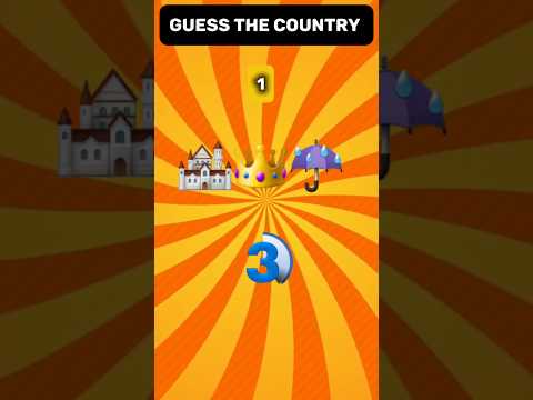 Guess the Country by Emoji Challenge 🌍#quiz#trivia #fun