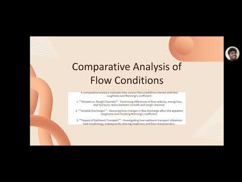 Influence of bed roughness on Manning’s coefficient in uniform flow.