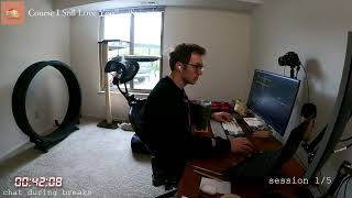 POWER OUTAGE | part 1 | study with me live | cowork | study with cat