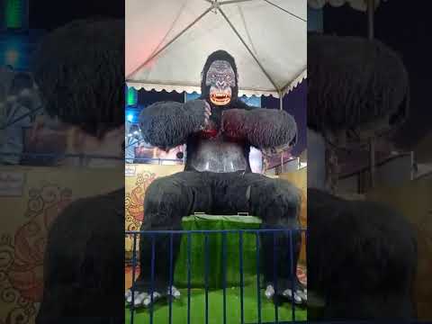 🔥🔥 65 feet gorilla in Dubai Carnival Theme Aligarh 🔥#shorts#trending#aligarh#dubaicarnival#carnival