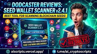 ⚡️Bitcoin Seed Wallet Scanner — Find Seed Phrases | Brute Force Wallets | How to Recover Lost Crypto
