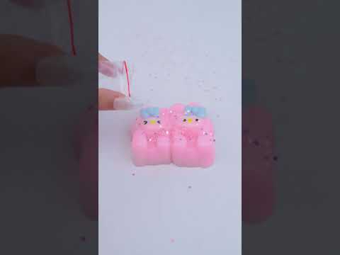 BUBU Unboxing Squishy 🐱🐱 Cute Pink Cats #squishy #satisfying #shortsfeed