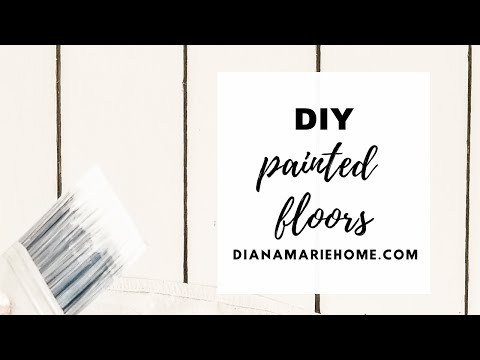 Painted Floors | How to paint wood and tile floors & 3 year update review