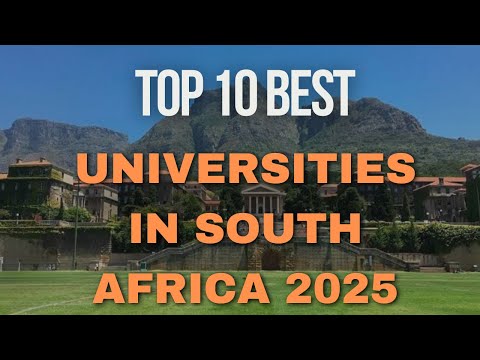 Top 10 Best Universities In South Africa 2025