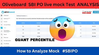 Oliveboard SBI PO live mock Analysis  #rrbpp #mocksolution oliveboard live mock test solution