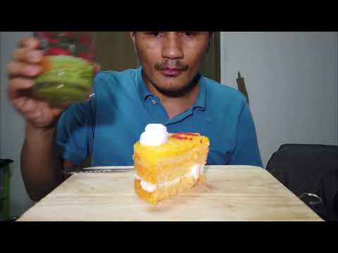 asmr กินเค้กรสส้ม S&P | กินเค้กส้ม S&P อร่อยแต่หวานนิสนึง