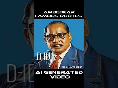 जो झुक सकता है वह सारी दुनिया को झुका भी सकता है|बाबासाहेब अंबेडकर के विचार|AI Generated Video