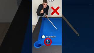 Pool lesson: you are playing this shot completely wrong! ❌ STOP! ❌ #billiards #8ball