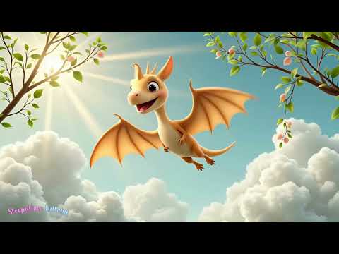 Baby Dinosaurs Lullaby 🦕 10 Hours of Soothing Music & Dreamy Adventures for Kids in the Cloud Jungle