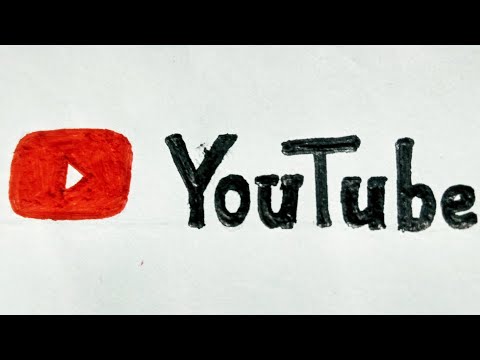 How To Draw - Easy YouTube Logo #shorts #YtShorts