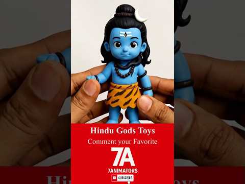 Hindu Gods Toys Unboxing – Shiva, Vishnu, Murugan, Ganesh & Hanuman | Action Figures AI | 7Animators