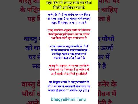 सही दिशा में लगाए कनेर का पौधा मिलेगी अनगिनत फायदे#hinduvrattyohar #motivation #vastu #vastutips