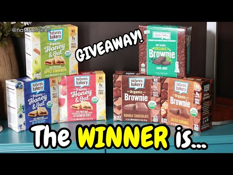 Winner Selected!  Nature's Bakery Giveaway! - NaturalMe4C