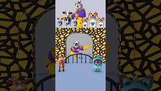 Cute Cow and Dog Animation Challenge | Relaxing Brain Teaser Game for Kids#shortvideo#shorts