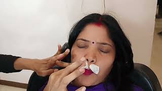 upper lips how to use Brazilian wax।। upper lips at home #upperlipswax #trending #vairalvideo