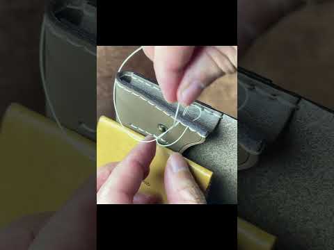 Leathercraft : Easy DIY Key Slot Card Wallet Pattern Tutorial
