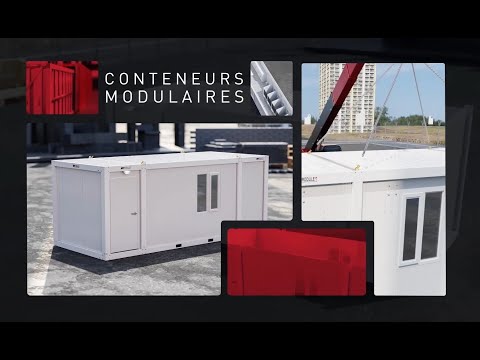 MODULE-T fabricant de container modulaire conteneur de chantier en kit pliable