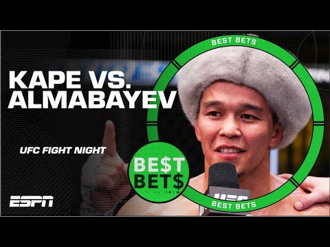 Best Bets for #UFCVegas103 👊 Manel Kape vs. Asu Almabayev | ESPN MMA