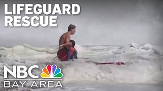 Video captures dramatic lifeguard rescue at Santa Cruz's Seabright Beach