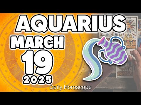 𝐀𝐪𝐮𝐚𝐫𝐢𝐮𝐬 ♒ ❌ ALERT ❗YOU ARE IN DANGER 😰 Horoscope for today MARCH 19 2025 🔮 #horoscope #new #tarot