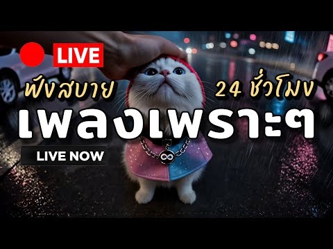 🔴LIVE รวมเพลงเพราะๆ ฟังสบายๆ 24 ชั่วโมง ไม่โฆษณาคั่นบ่อย