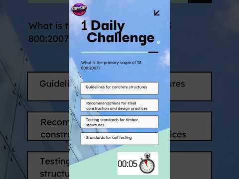 Quiz-1. Can You Answer This IS800 #steelstructure #quiz ? #shorts #ytshorts #yotubeshorts