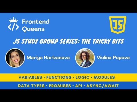 Beginner JavaScript Study Group | The Tricky Bits: Scope, Hoisting, Closures