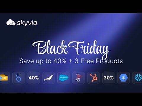 Skyvia’s 10th Anniversary Exclusive Black Friday Offer 2024