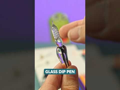 This Pen Is Made From GLASS #art #drawingtutorial #howtodraw #drawing #tutorial #artshorts