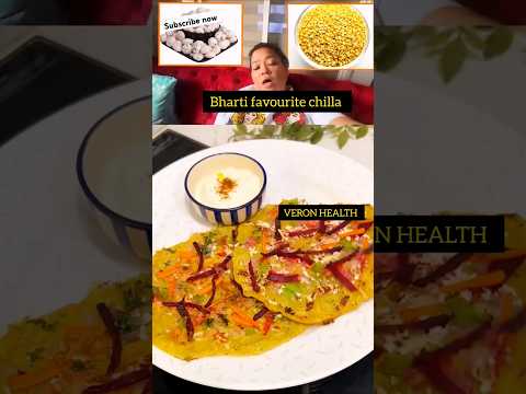 Bharti Singh's Secret to Healthy Snacking: Makhana & Moong Dal Chilla 🥞 #trending #ytshorts #reels