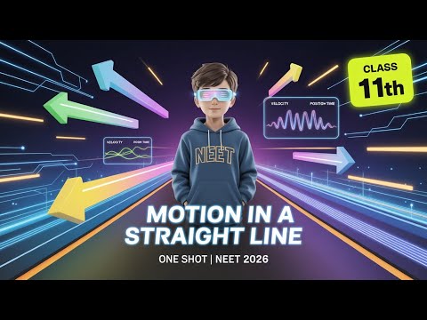 Motion in Straight line ONE SHOT Revision NEET 2025/2026