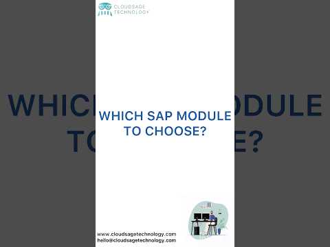 Which SAP module to choose??