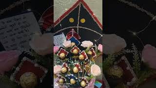 chocolate bouqet making compitition...theme based by sankranti...
