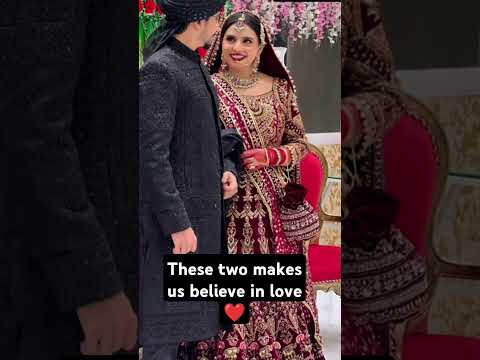Humna and Ahmed got married #samosi #humnaahmad #marriage #influencer