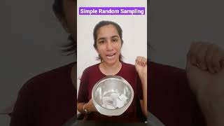 Simple Random Sampling | Probability Sampling | Research Methodology #shorts #short #shortsvideo