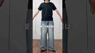 【夏9割の男は】〇か〇　#メンズファッション